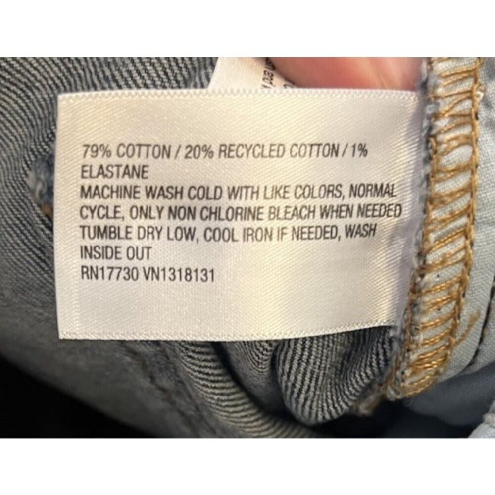 Y2K Baggy Jeans Women’s Size 2R Blue Denim High-Rise Grunge Skater 90’s Retro - Picture 5 of 10